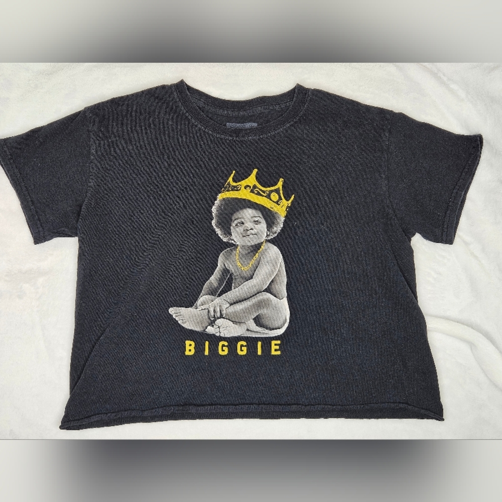 Notorious Biggie Smalls Album Cover Cropped Top T-Shirt